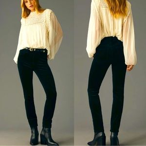 Anthro Pilcro and the letterpress Highline Skinny Black Jean, Size 29